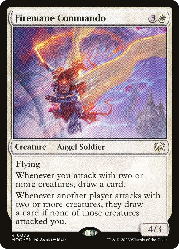 Image for Firemane Commando (Commander: March of the Machine) (73) - Magic: The Gathering