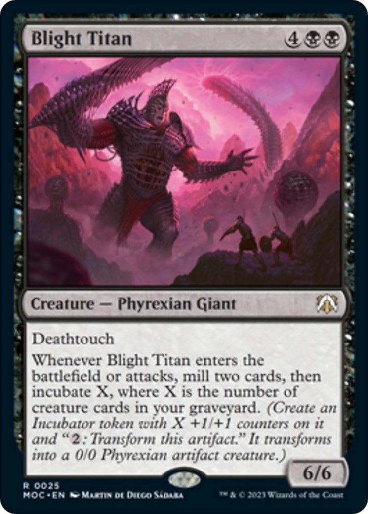 Image for Blight Titan (Commander: March of the Machine) (25) - Magic: The Gathering