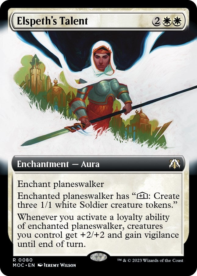 Image for Elspeth's Talent (Extended Art) (Commander: March of the Machine) (80) - Magic: The Gathering