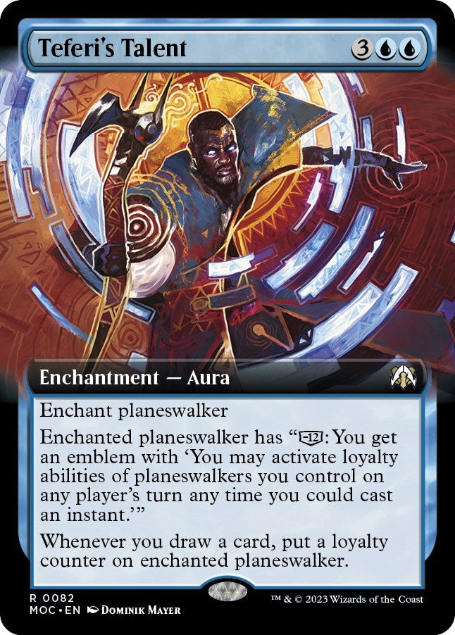 Image for Teferi's Talent (Extended Art) (Commander: March of the Machine) (82) - Magic: The Gathering