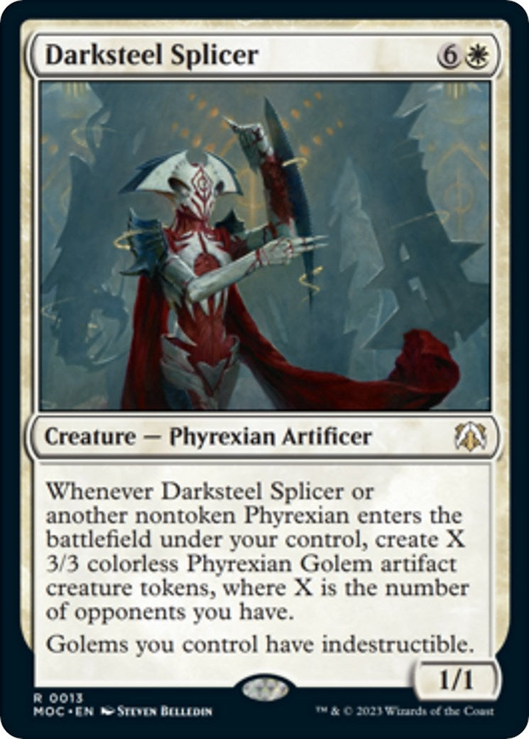 Image for Darksteel Splicer (Commander: March of the Machine) (13) - Magic: The Gathering