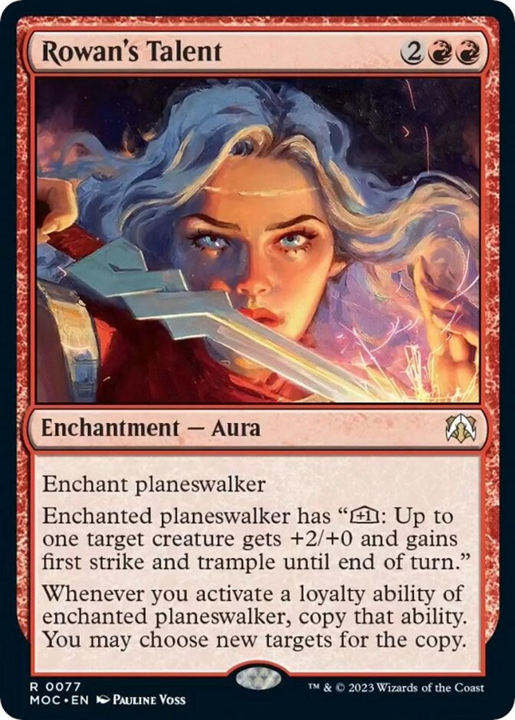 Image for Rowan's Talent (Commander: March of the Machine) (77) - Magic: The Gathering
