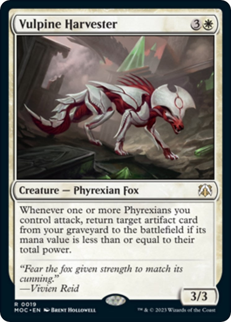 Image for Vulpine Harvester (Commander: March of the Machine) (19) - Magic: The Gathering