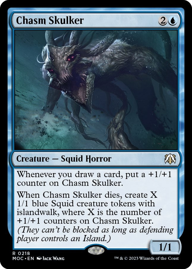 Image for Chasm Skulker (Commander: March of the Machine) (218) - Magic: The Gathering