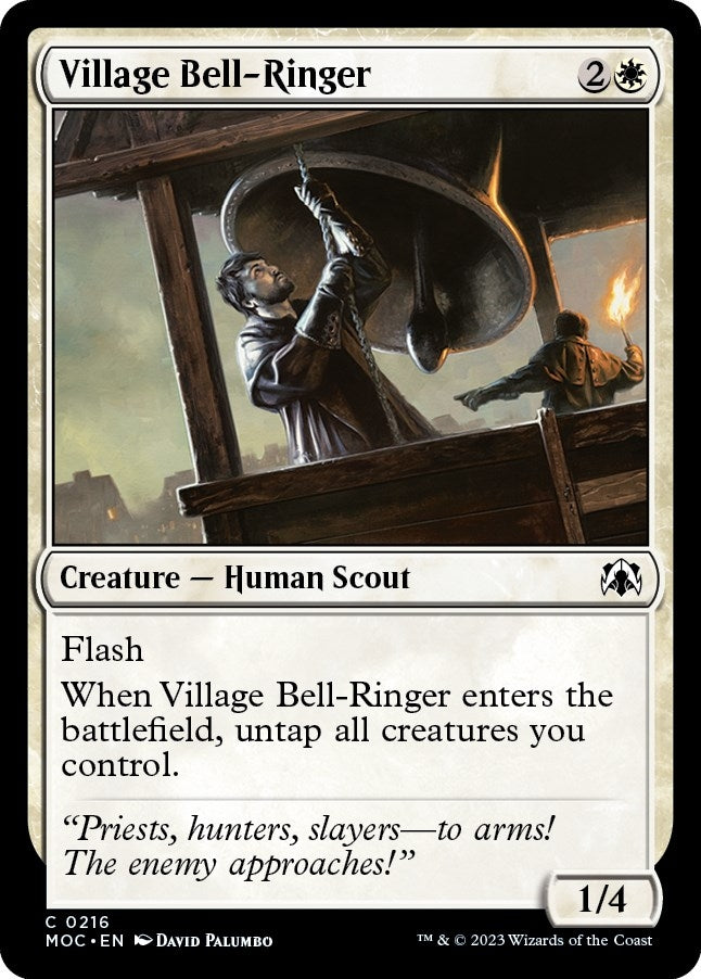 Image for Village Bell-Ringer (Commander: March of the Machine) (216) - Magic: The Gathering
