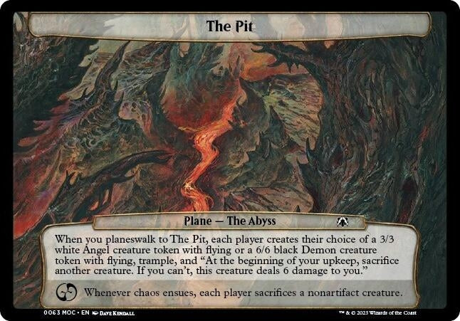 Image for The Pit (Planechase: March of the Machine) (63) - Magic: The Gathering