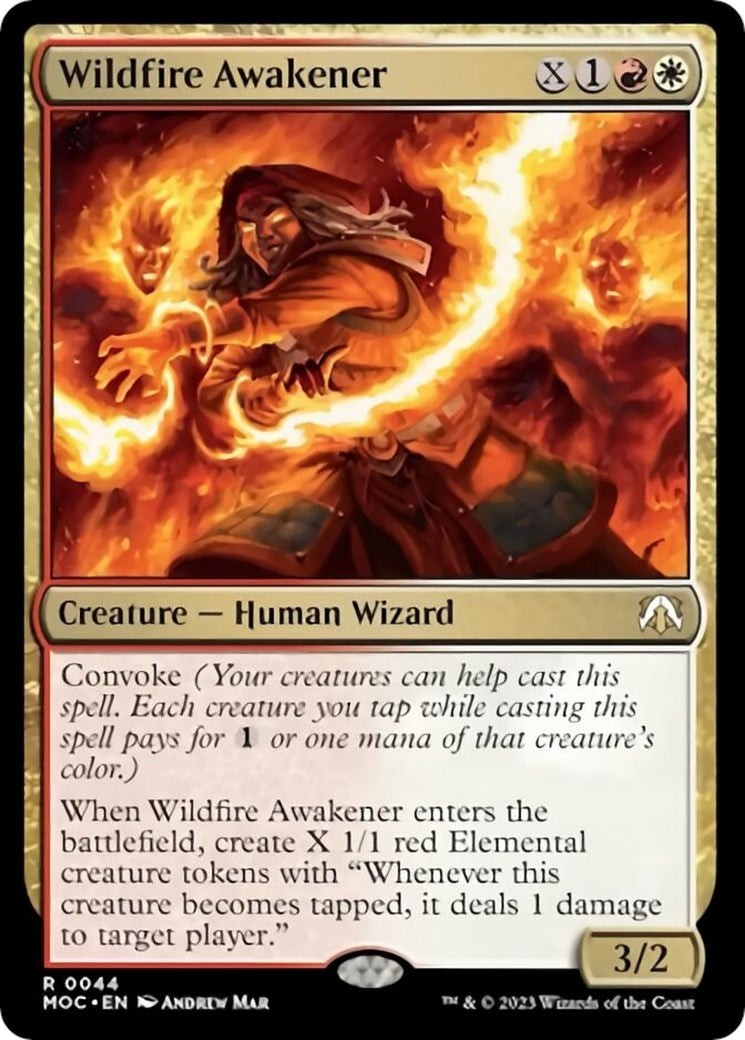 Image for Wildfire Awakener (Commander: March of the Machine) (44) - Magic: The Gathering