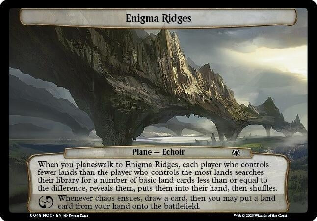 Image for Enigma Ridges (Planechase: March of the Machine) (48) - Magic: The Gathering