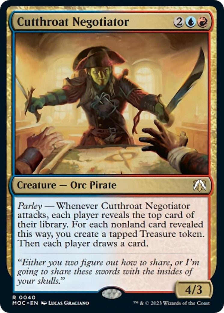 Image for Cutthroat Negotiator (Commander: March of the Machine) (40) - Magic: The Gathering