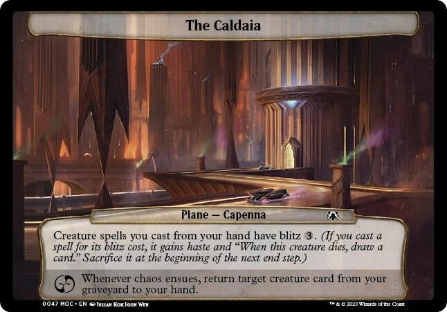 Image for The Caldaia (Planechase: March of the Machine) (47) - Magic: The Gathering