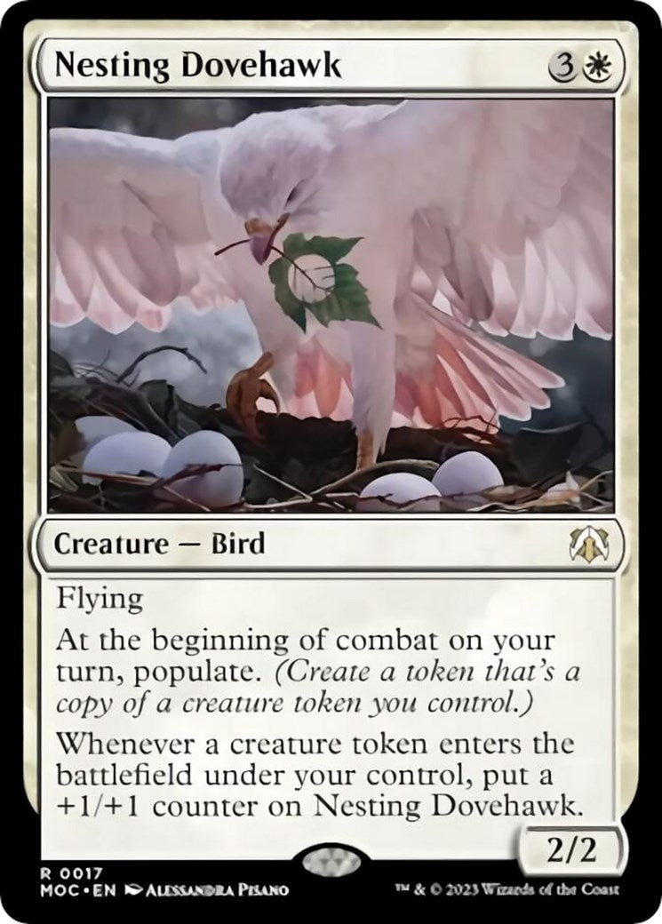 Image for Nesting Dovehawk (Commander: March of the Machine) (17) - Magic: The Gathering