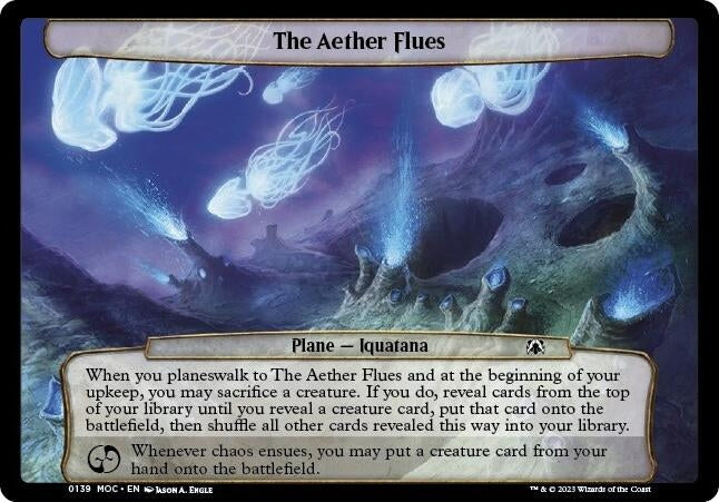 Image for The Aether Flues (Planechase: March of the Machine) (139) - Magic: The Gathering
