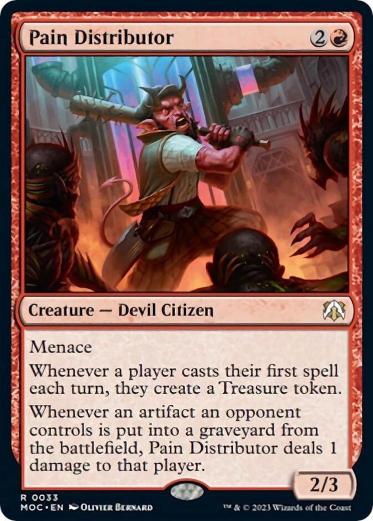 Image for Pain Distributor (Commander: March of the Machine) (33) - Magic: The Gathering