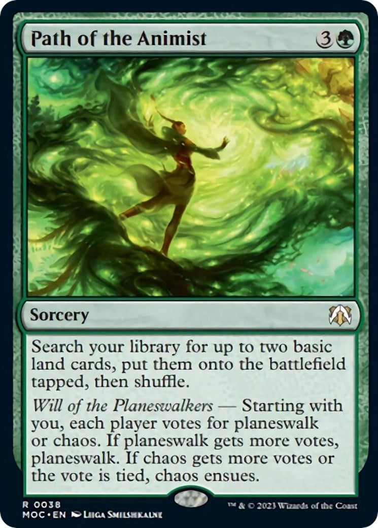 Image for Path of the Animist (Commander: March of the Machine) (38) - Magic: The Gathering