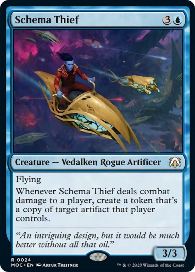 Image for Schema Thief (Commander: March of the Machine) (24) - Magic: The Gathering