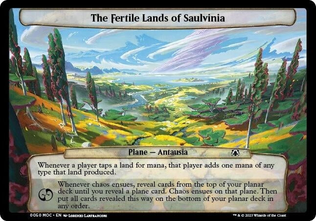 Image for The Fertile Lands of Saulvinia (Planechase: March of the Machine) (50) - Magic: The Gathering