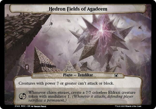Image for Hedron Fields of Agadeem (Planechase: March of the Machine) (146) - Magic: The Gathering