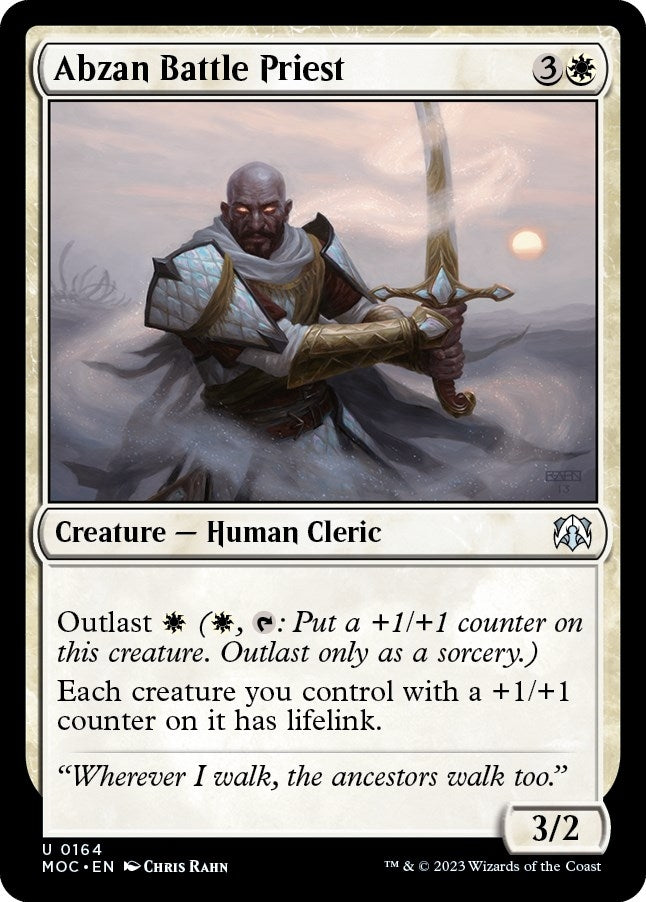 Image for Abzan Battle Priest (Commander: March of the Machine) (164) - Magic: The Gathering