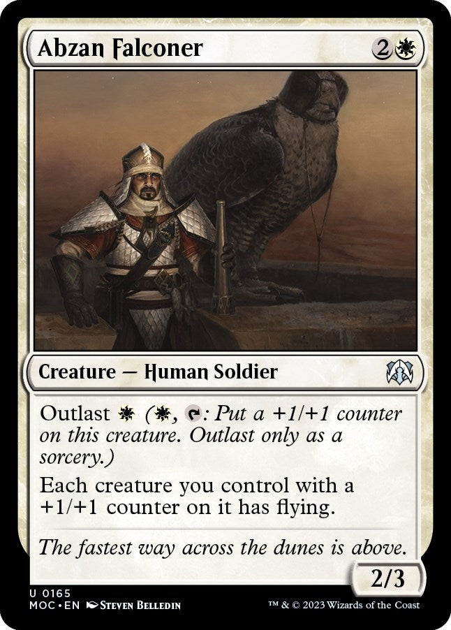 Image for Abzan Falconer (Commander: March of the Machine) (165) - Magic: The Gathering
