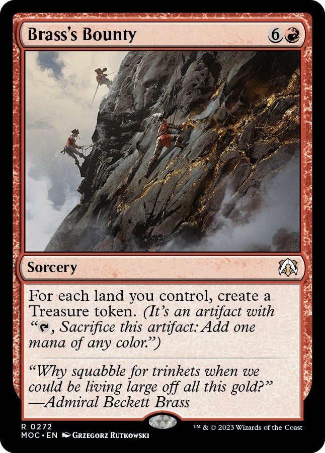 Image for Brass's Bounty (Commander: March of the Machine) (272) - Magic: The Gathering