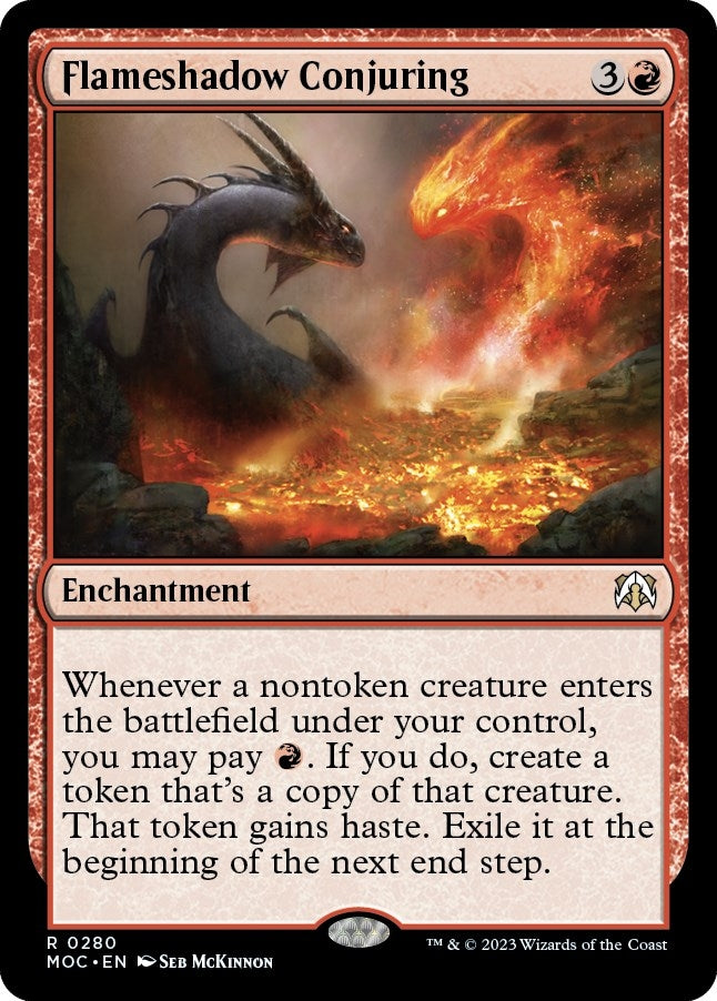 Image for Flameshadow Conjuring (Commander: March of the Machine) (280) - Magic: The Gathering