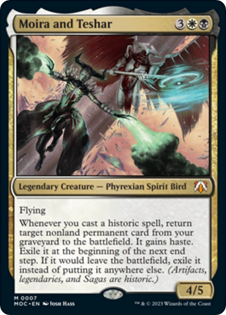 Image for Moira and Teshar (Commander: March of the Machine) (7) - Magic: The Gathering