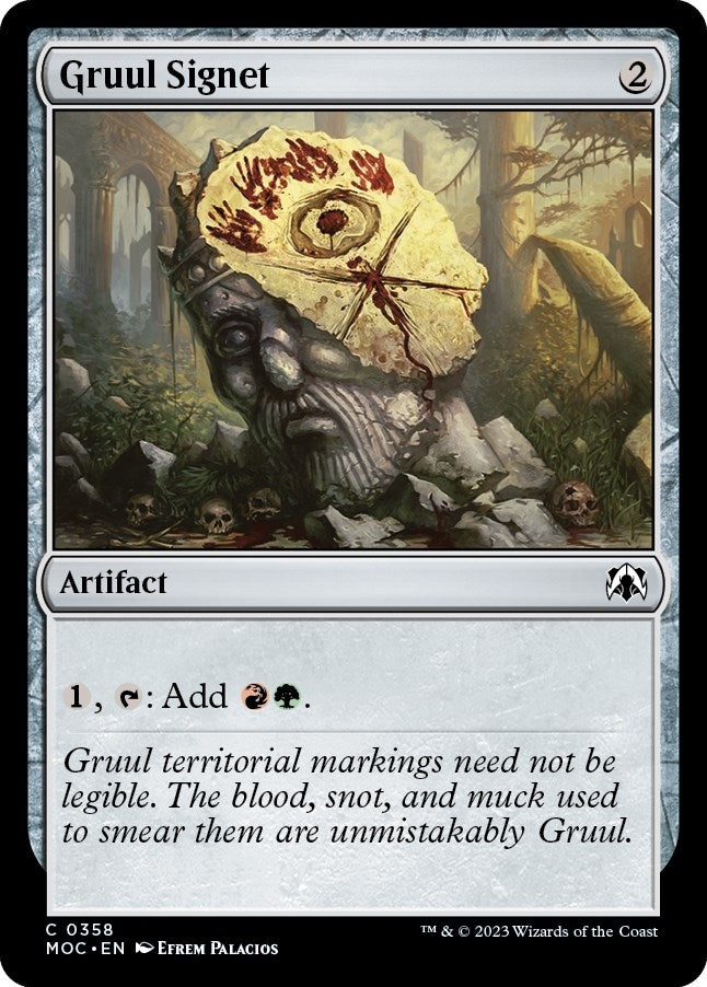Image for Gruul Signet (Commander: March of the Machine) (358) - Magic: The Gathering