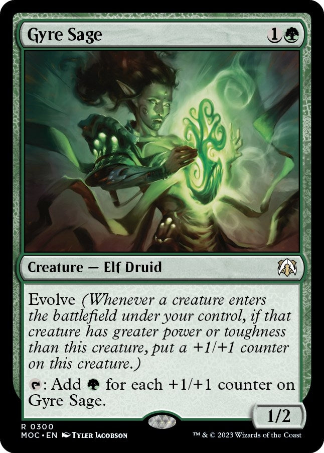 Image for Gyre Sage (Commander: March of the Machine) (300) - Magic: The Gathering
