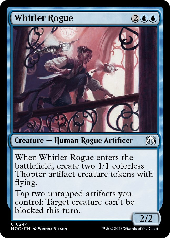 Image for Whirler Rogue (Commander: March of the Machine) (244) - Magic: The Gathering
