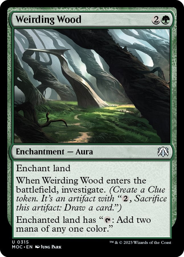 Image for Weirding Wood (Commander: March of the Machine) (315) - Magic: The Gathering