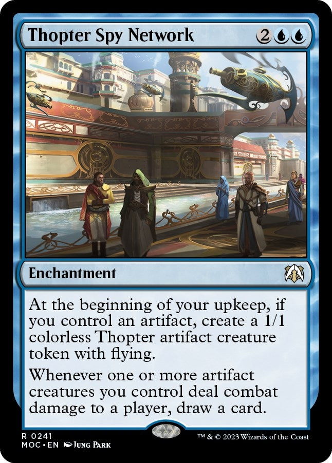 Image for Thopter Spy Network (Commander: March of the Machine) (241) - Magic: The Gathering
