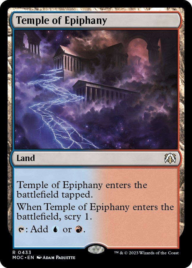 Image for Temple of Epiphany (Commander: March of the Machine) (433) - Magic: The Gathering