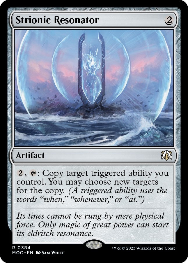 Image for Strionic Resonator (Commander: March of the Machine) (384) - Magic: The Gathering