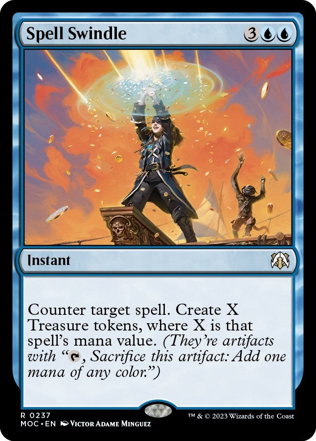 Image for Spell Swindle (Commander: March of the Machine) (237) - Magic: The Gathering