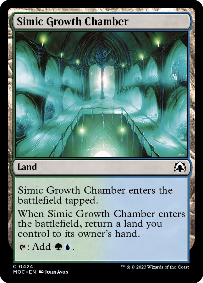 Image for Simic Growth Chamber (Commander: March of the Machine) (424) - Magic: The Gathering
