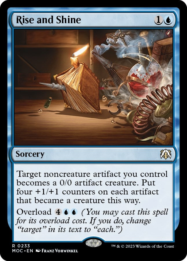 Image for Rise and Shine (Commander: March of the Machine) (233) - Magic: The Gathering