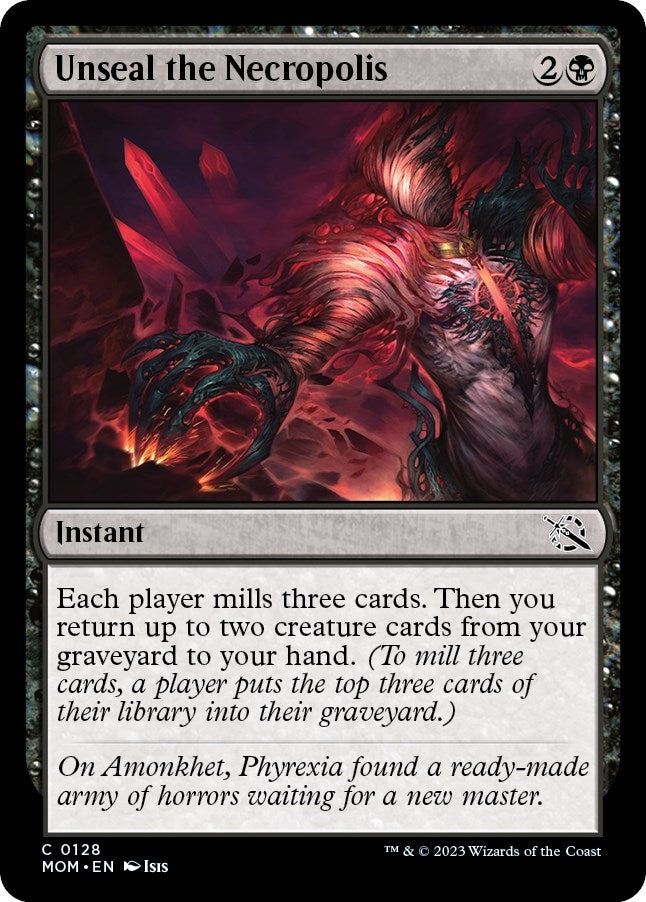 Image for Unseal the Necropolis (March of the Machine) (128) - Magic: The Gathering