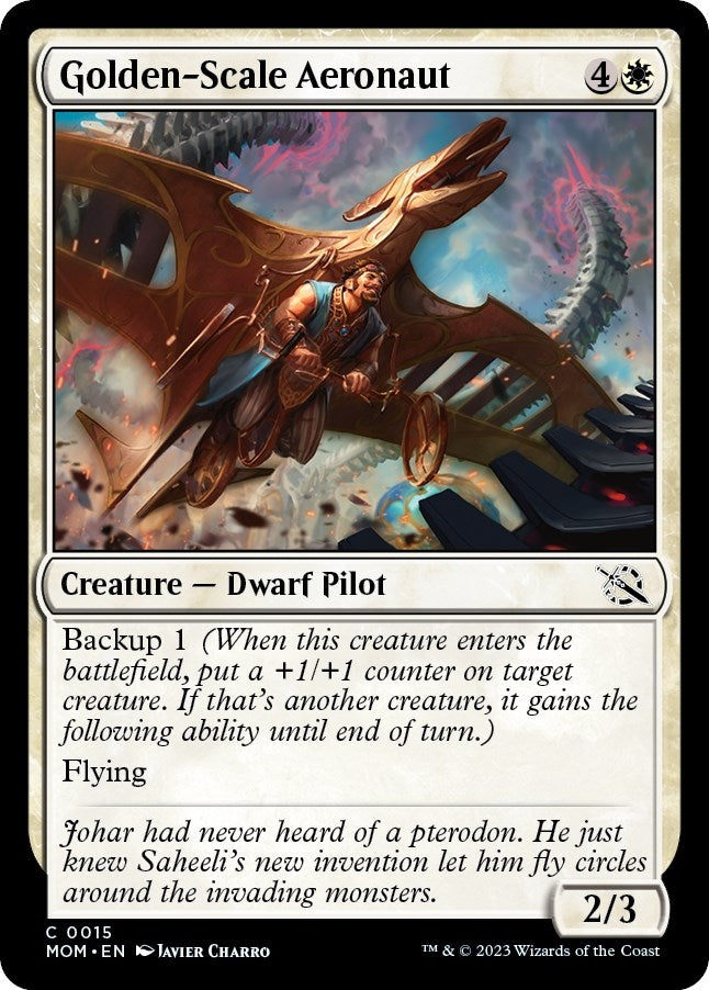 Image for Golden-Scale Aeronaut (March of the Machine) (15) - Magic: The Gathering