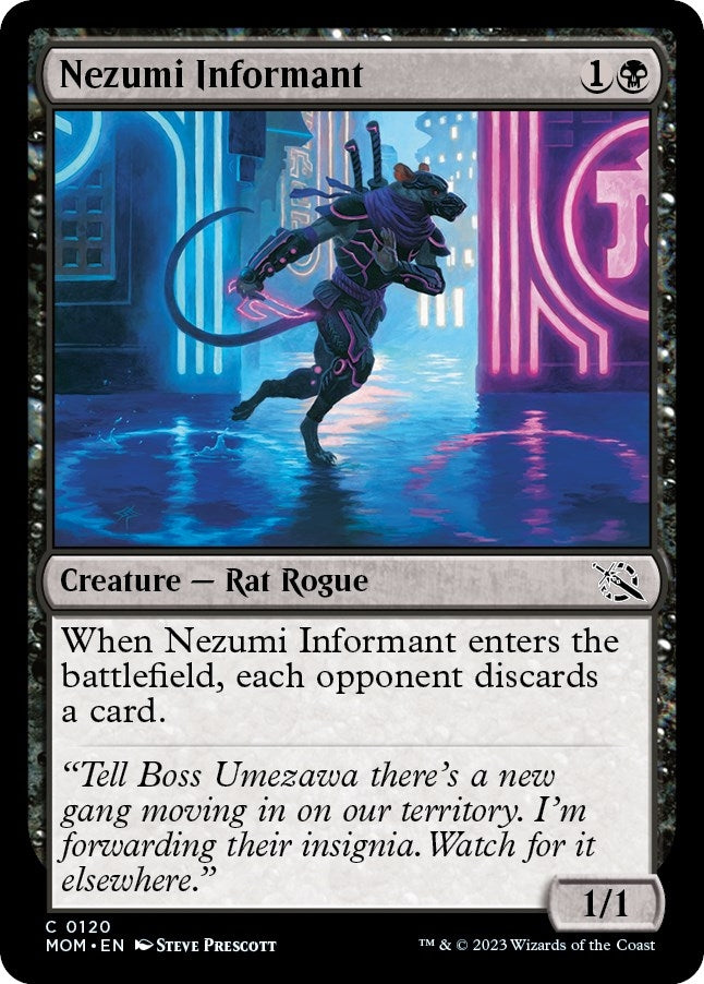 Image for Nezumi Informant (March of the Machine) (120) - Magic: The Gathering