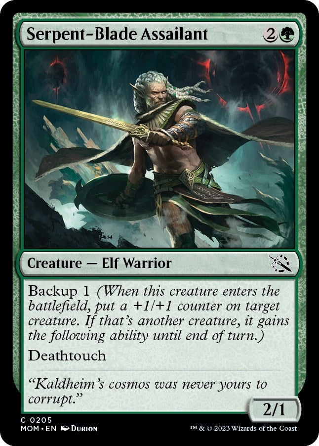 Image for Serpent-Blade Assailant (March of the Machine) (205) - Magic: The Gathering