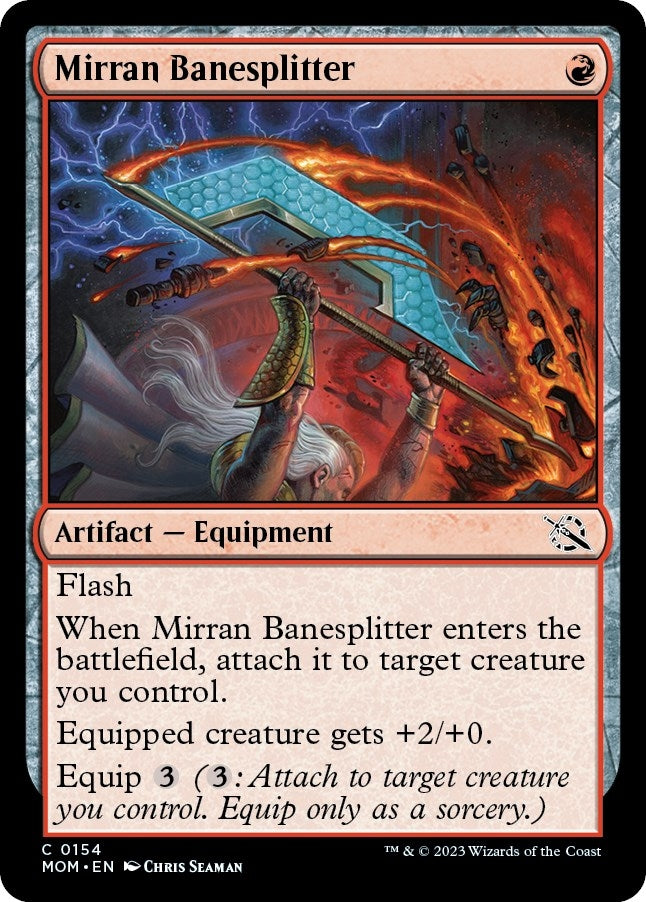 Image for Mirran Banesplitter (March of the Machine) (154) - Magic: The Gathering