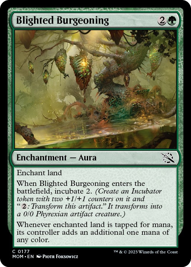 Image for Blighted Burgeoning (March of the Machine) (177) - Magic: The Gathering