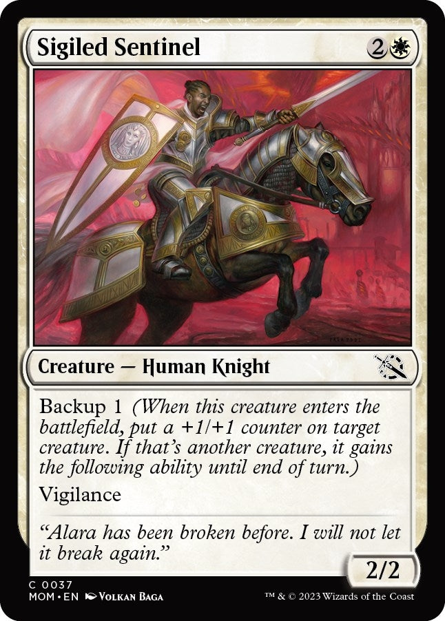 Image for Sigiled Sentinel (March of the Machine) (37) - Magic: The Gathering
