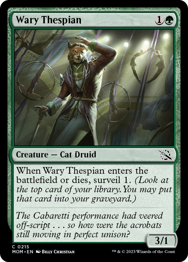 Image for Wary Thespian (March of the Machine) (215) - Magic: The Gathering