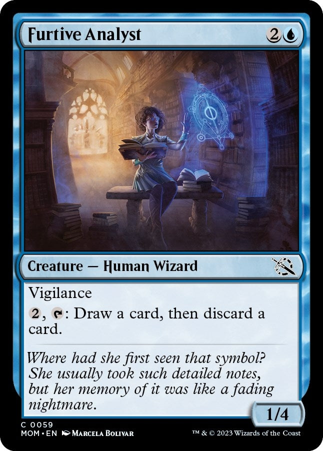 Image for Furtive Analyst (March of the Machine) (59) - Magic: The Gathering