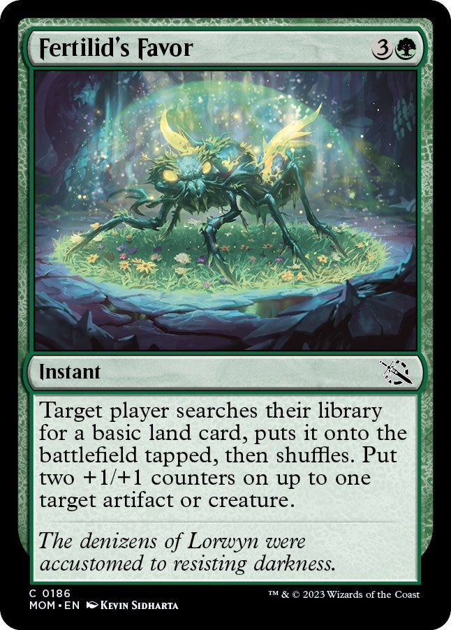 Image for Fertilid's Favor (March of the Machine) (186) - Magic: The Gathering