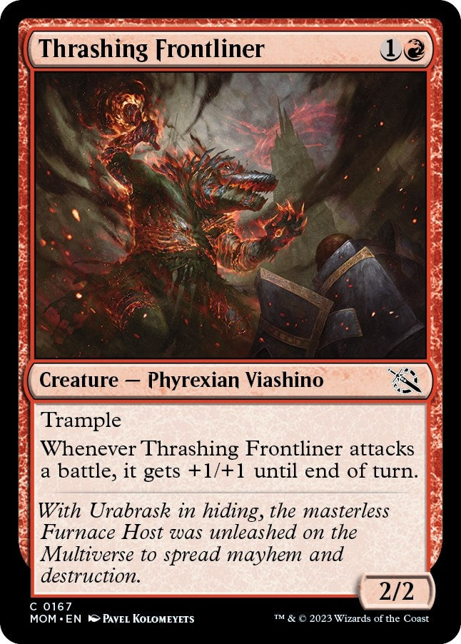 Image for Thrashing Frontliner (March of the Machine) (167) - Magic: The Gathering