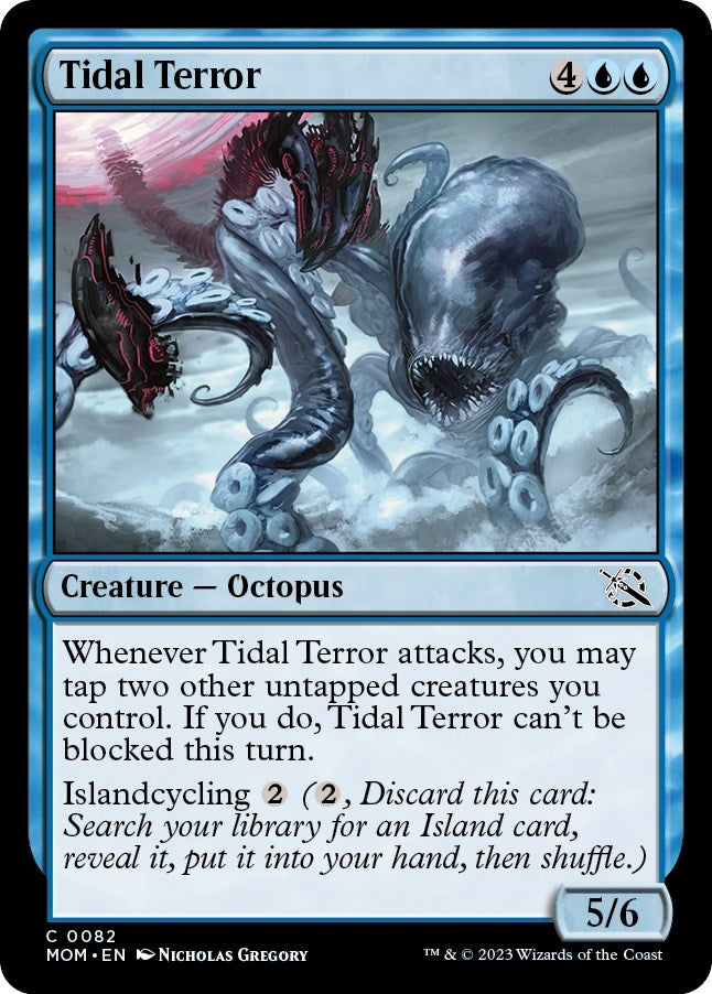 Image for Tidal Terror (March of the Machine) (82) - Magic: The Gathering