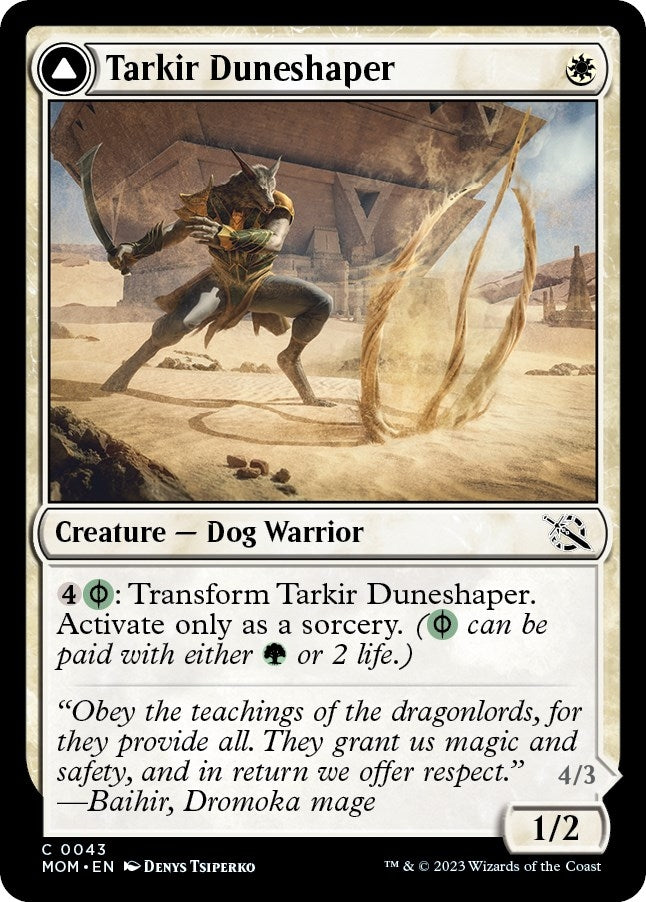 Image for Tarkir Duneshaper (March of the Machine) (43) - Magic: The Gathering