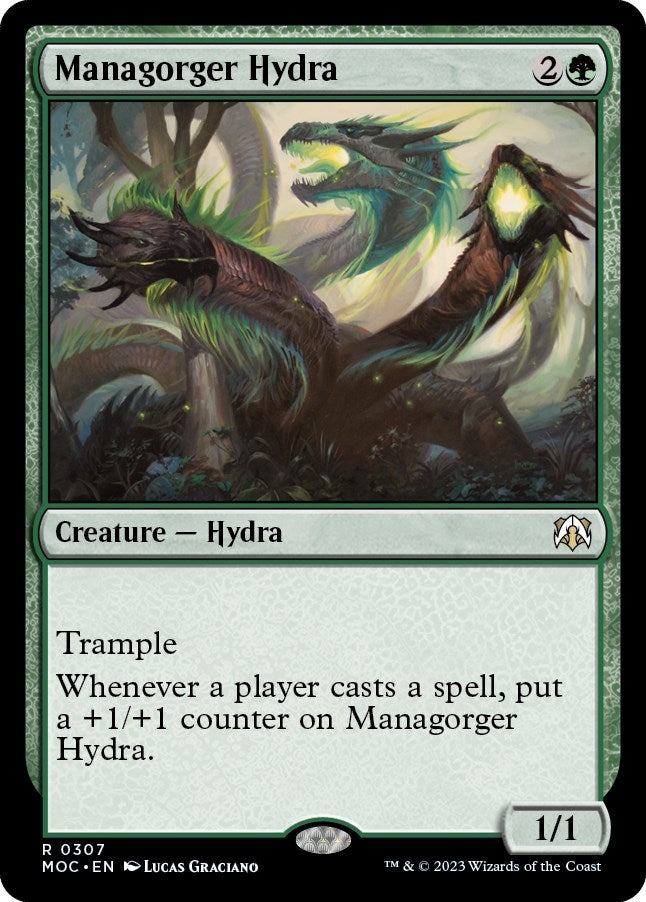 Image for Managorger Hydra (Commander: March of the Machine) (307) - Magic: The Gathering